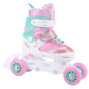 Rolki freeskate dziewczęce FunActiv Trilo 4in1 image-2