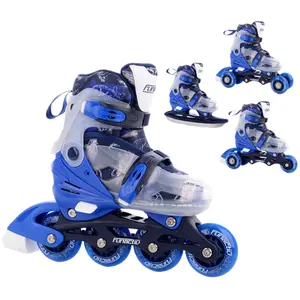 Rolki freeskate dla dzieci FunActiv LED 4in1 image-0