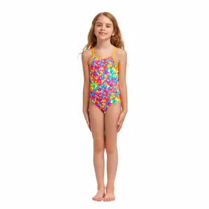 1-piece swimsuit printed baby girl Funkita Stroke Rate To image-1