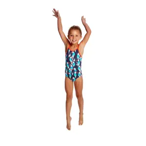 1-piece printed swimsuit for girls Funkita image-2