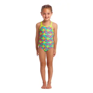 1 piece swimsuit printed baby girl Funkita image-0