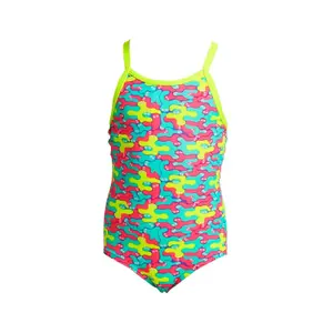 1 piece swimsuit printed baby girl Funkita image-2