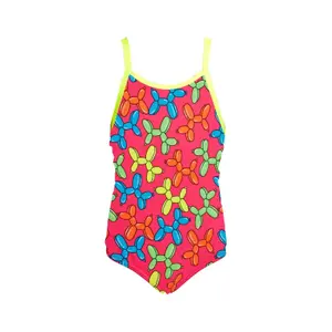 1 piece swimsuit printed baby girl Funkita image-1