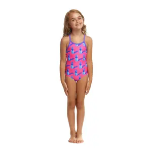 1 piece swimsuit printed baby girl Funkita image-1