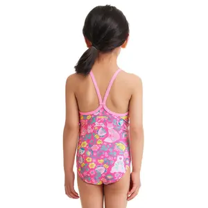 1 piece swimsuit printed baby girl Funkita image-1