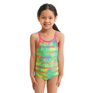 1-piece printed swimsuit for girls Funkita image-0