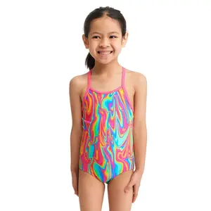 1 piece swimsuit printed baby girl Funkita image-0