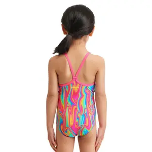 1 piece swimsuit printed baby girl Funkita image-1