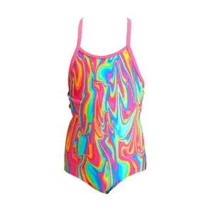 1 piece swimsuit printed baby girl Funkita image-2