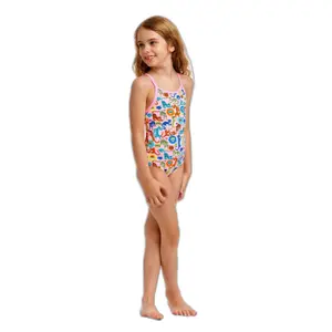 1-piece printed swimsuit for girls Funkita image-2