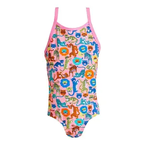 1-piece printed swimsuit for girls Funkita image-3