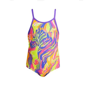 1 piece swimsuit printed baby girl Funkita image-3