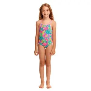 1 piece swimsuit printed baby girl Funkita image-1