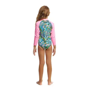 Swimsuit with zipped jacket girl Funkita Rash image-2