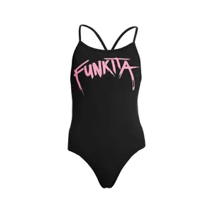 Twisted 1-piece swimsuit for girls Funkita One Pie image-3