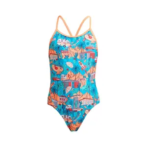 1-piece swimsuit for girls Funkita Twisted One Pie image-3