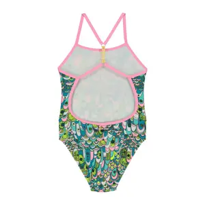 Girl's 1-piece twisted swimsuit Funkita image-3