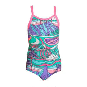 1-piece baby girl swimsuit Funkita Eco image-2
