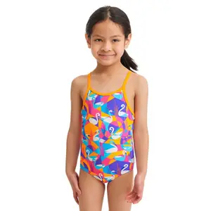 1-piece baby girl swimsuit Funkita Eco image-0