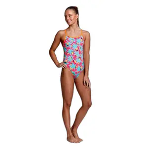 1-piece swimsuit for girls Funkita Eco SIngle Strap image-2