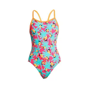 1-piece swimsuit for girls Funkita Eco SIngle Strap image-3