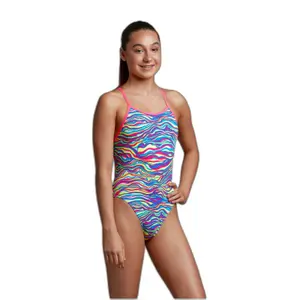 1-piece swimsuit for girls Funkita Eco Single Strap image-2