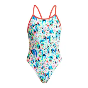 1-piece swimsuit for girls Funkita Eco Single Strap image-2