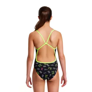 1-piece swimsuit for girls Funkita Single strap image-3