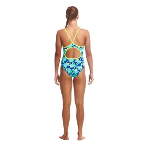 1-piece swimsuit for girls Funkita Eco Diamond Back image-1