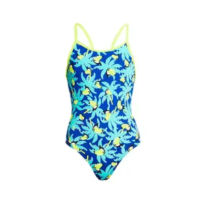1-piece swimsuit for girls Funkita Eco Diamond Back image-3