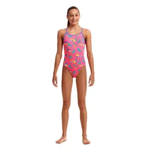 1-piece swimsuit for girls Funkita Eco Diamond image-0