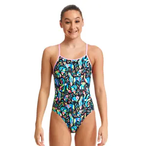 1-piece swimsuit for girls Funkita Eco Diamond image-0