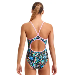 1-piece swimsuit for girls Funkita Eco Diamond image-3