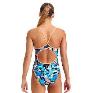 1-piece swimsuit for girls Funkita Eco Diamond image-2