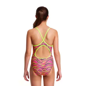 1-piece swimsuit for girls Funkita Diamond Back image-3