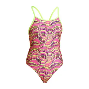 1-piece swimsuit for girls Funkita Diamond Back image-0