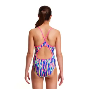 1-piece swimsuit for girls Funkita Diamond Back image-1