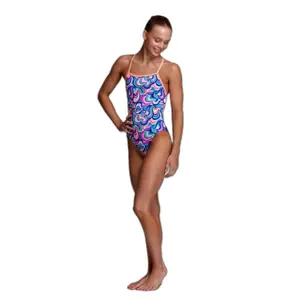 1-piece swimsuit for girls Funkita Eco Strapped In image-2