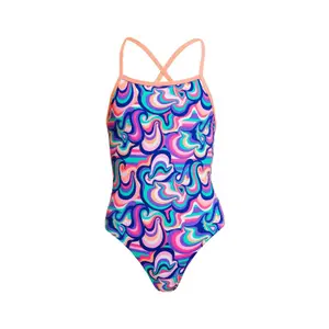 1-piece swimsuit for girls Funkita Eco Strapped In image-3