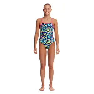 1-piece swimsuit for girls Funkita Eco Strapped In image-0