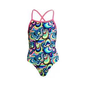 1-piece swimsuit for girls Funkita Eco Strapped In image-3