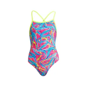 1-piece swimsuit for girls Funkita Eco Tie Me image-3