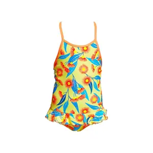 1-piece baby girl swimsuit Funkita Belted image-2