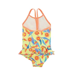 1-piece baby girl swimsuit Funkita Belted image-3