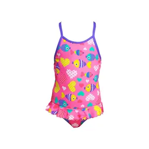 1-piece swimsuit for girls Funkita Belted Frill image-3