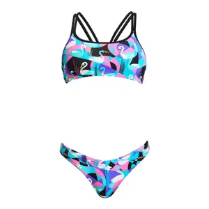 2-piece swimsuit for girls Funkita Eco Criss Cross image-0