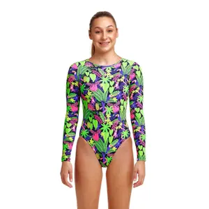 Swimsuit 1 piece long girl Funkita Shot image-1