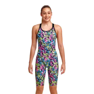 1-piece swimsuit for girls Funkita Fast legs image-0