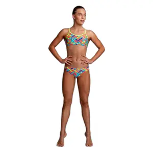 2-piece swimsuit for girls Funkita Racerback image-3