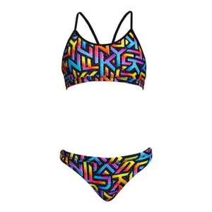 2-piece swimsuit for girls Funkita Racerback image-2